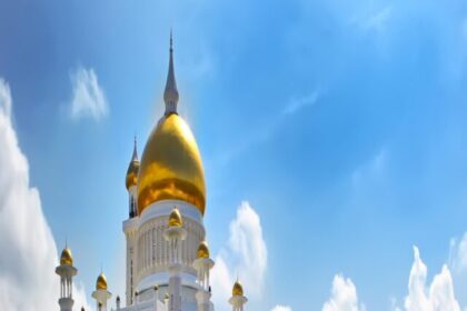The Sultan Omar Ali Saifuddin Mosque in Bandar Seri Begawan - Brunei
