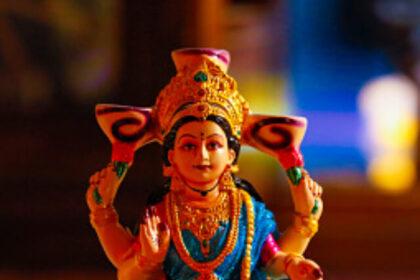 goddess sculpture in indian wedding